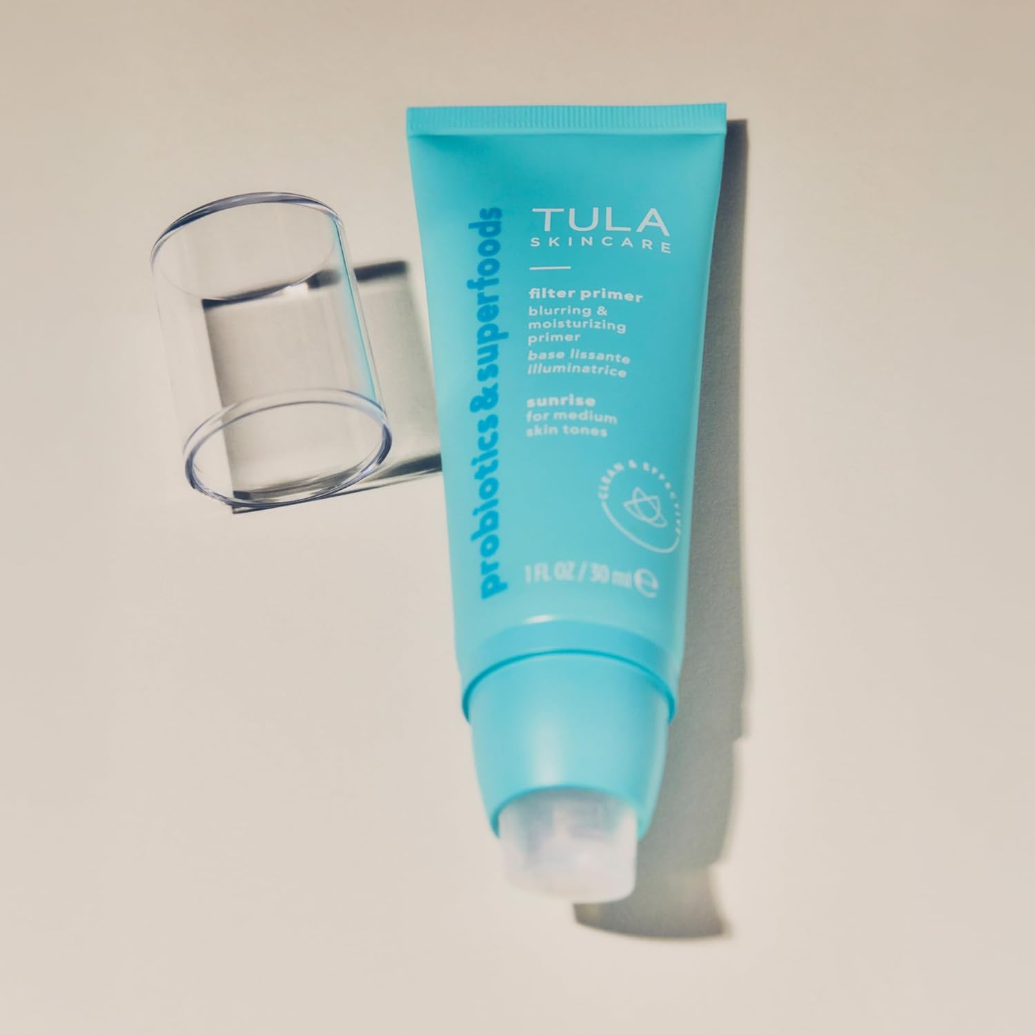 TULA Skin Care Face Filter Blurring and Moisturizing Primer - Evens the Appearance of Skin Tone & Redness, Hydrates & Improves Makeup Wear